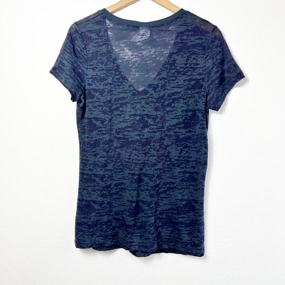 HOUSTON ASTROS WOMEN V-NECK BLUE ORANGE WHITE SHORT SLEEVE SHIRT XL - Picture 2 of 4